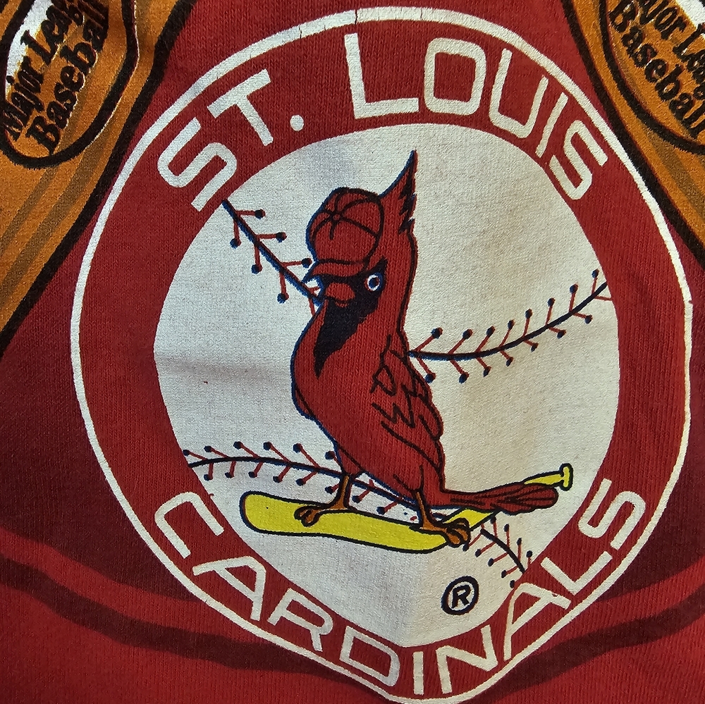Vintage 90s St. Louis Cardinals Baseball T-Shirt Large - Picture 4 of 7
